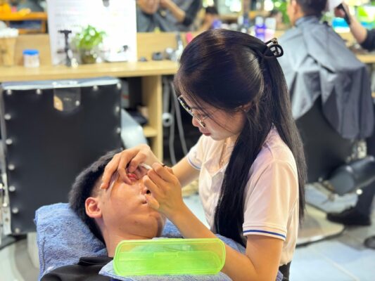 ráy tai gội đầu thư giãn